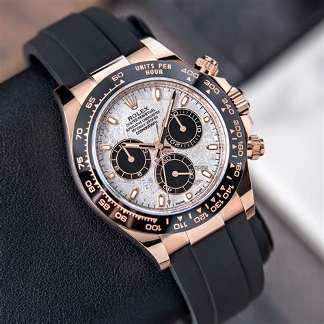 rolex cosmograph daytona oyster gold black price in india|rolex daytona rainbow rose gold price.